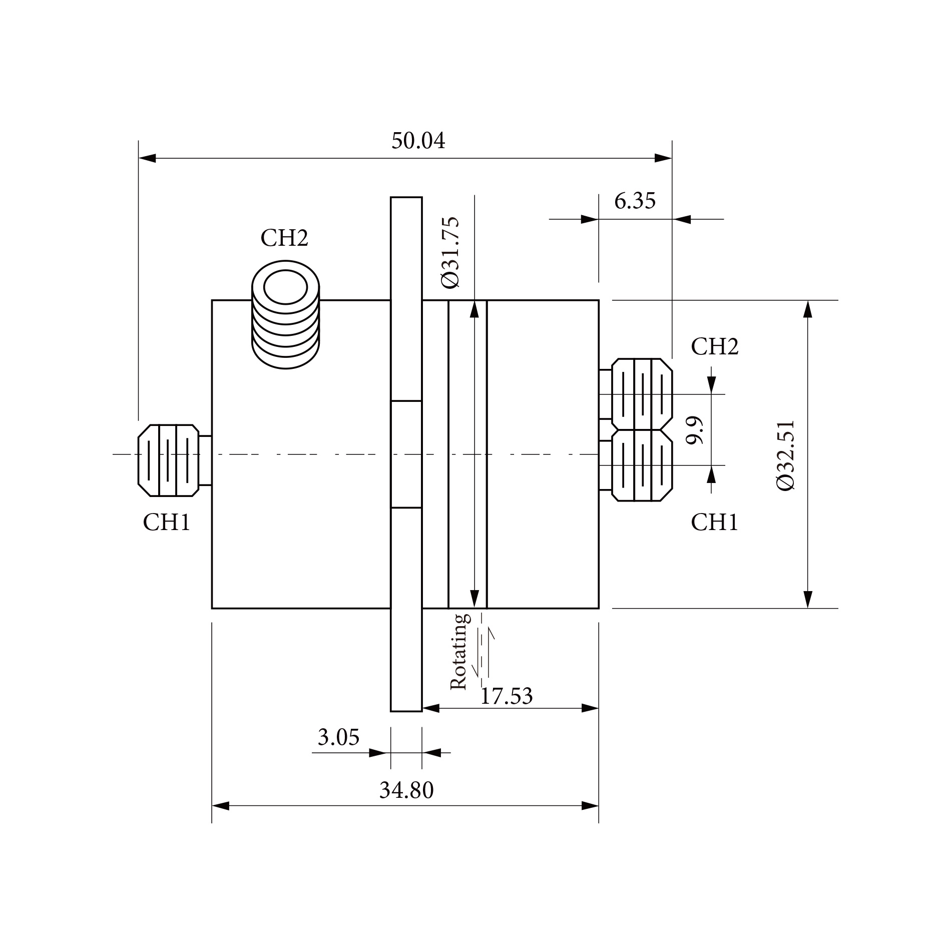 ˫·ͬתؽRJ518218 1CH0-14.5GHz 2CH0-13GHz SMA